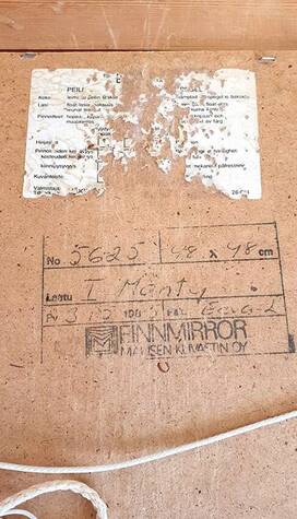 Octagonal mirror, finmirror makisen kuvastin oy