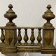 Fireplace bar, bronze fireplace bar Louis XVI style, Napoleon III era