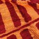 Vintage Moroccan Berber rug red orange 300x200 cm – handmade wool