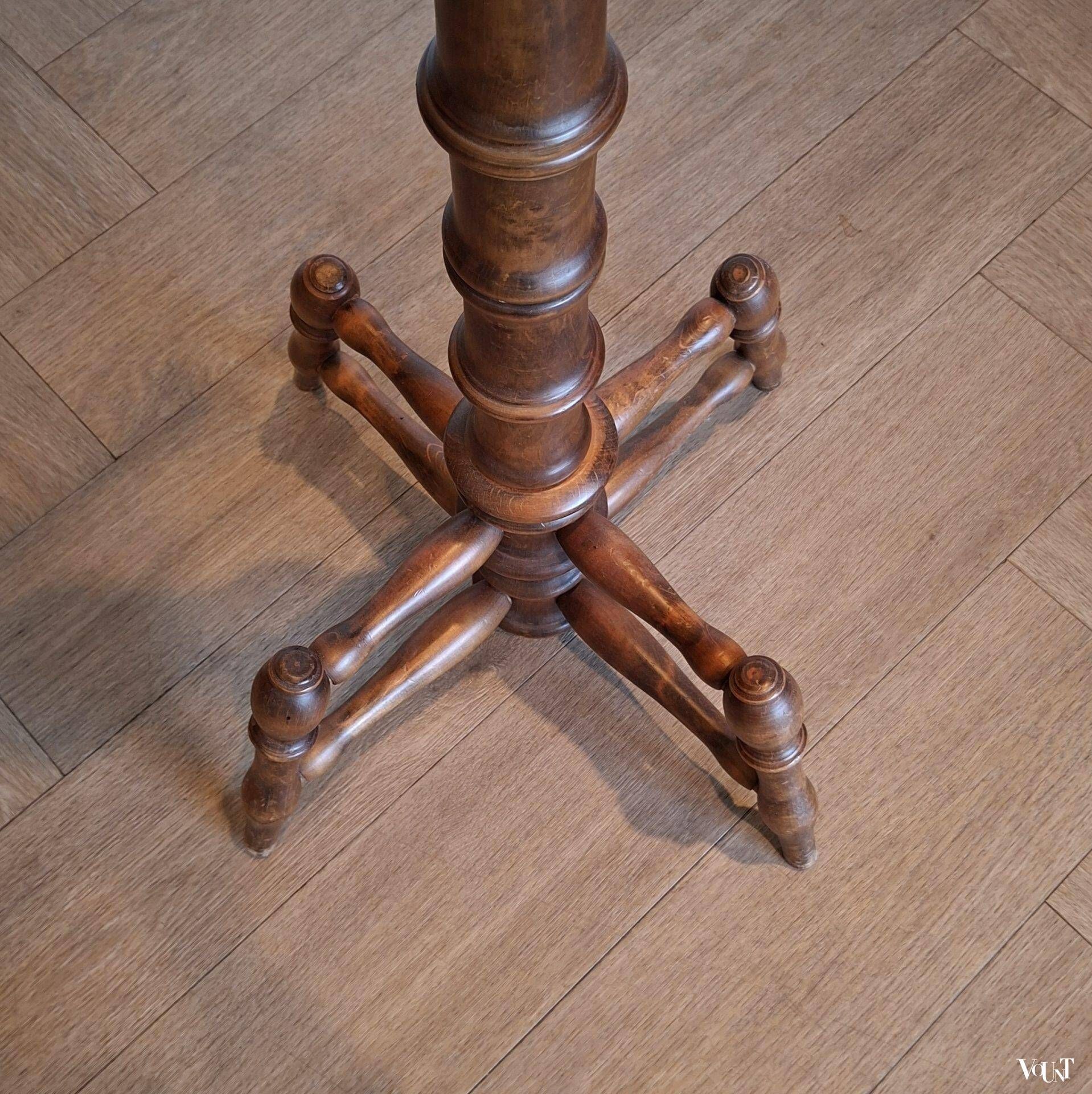 Faux bamboo standing coat rack, 1970s