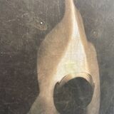 Canvas on oiled paper