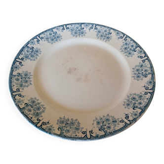 Longwy ironstone cake dish "Daisies"