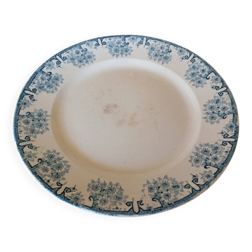 Ironstone cake dish Longwy "Daisies"