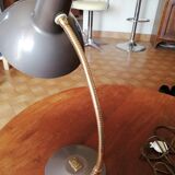 Lampe de bureau 50's dorée