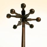 ball brutalist coatrack wood scandianvian