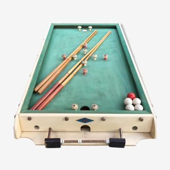 Old cork table pool game