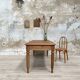 Solid wood farmhouse table