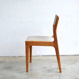 Série de quatre chaises par Johannes Andersen pour Uldum Møbelfabrik