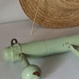 Vintage bamboo wall coat rack