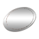 Bevelled oval mirror from the seventies