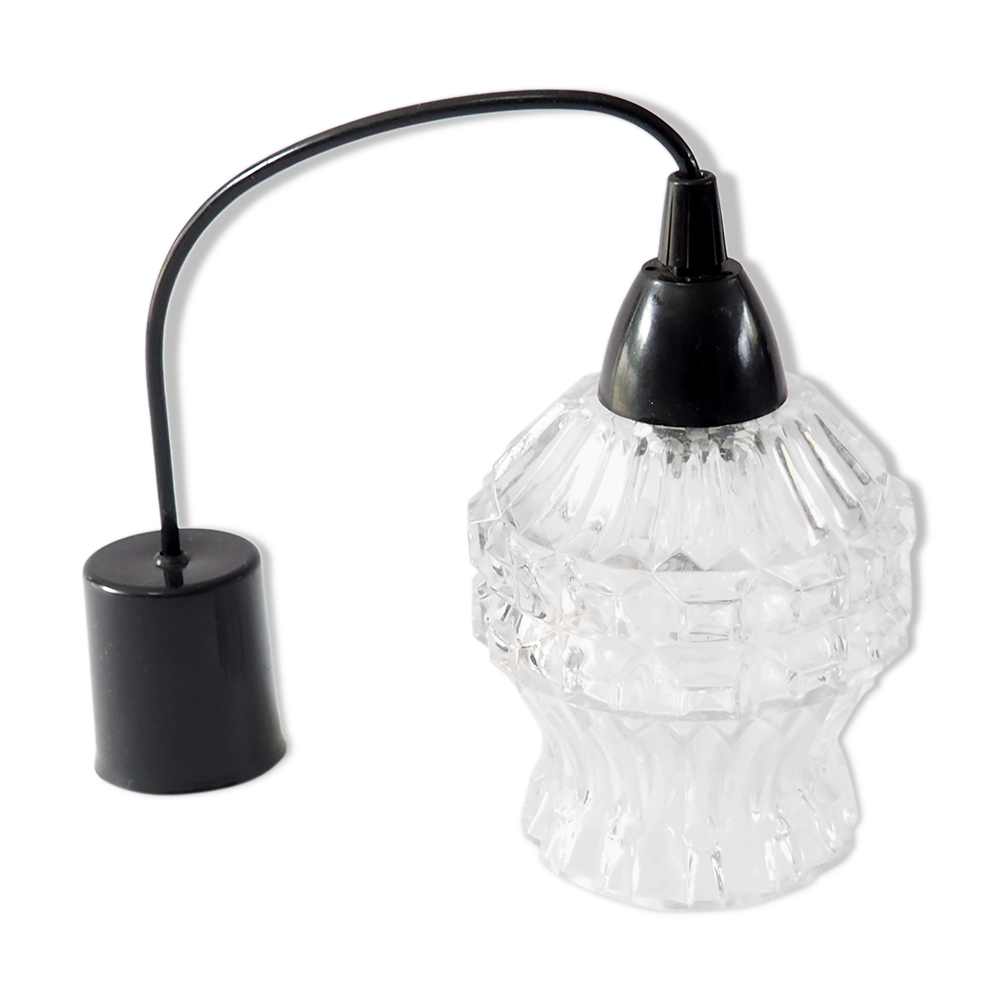 Vintage glass pendant light