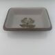 Butter dish with floral decoration