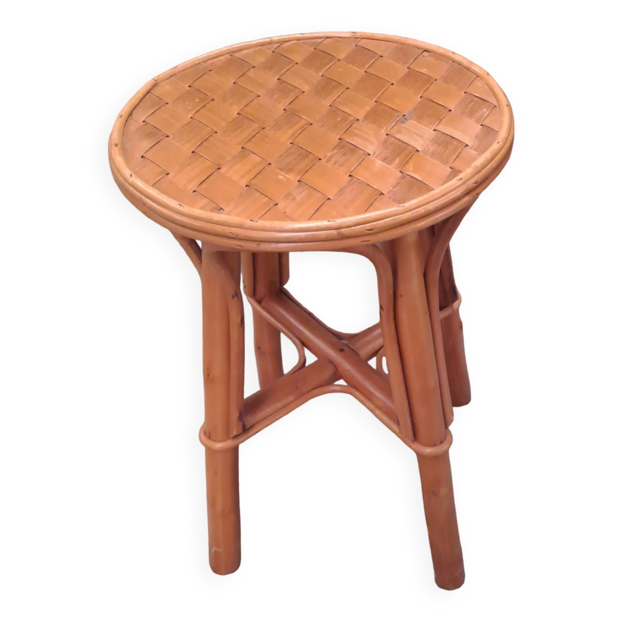 Rattan stool