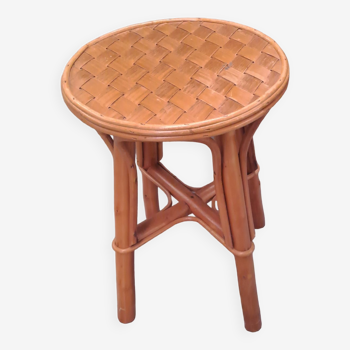 Tabouret en rotin