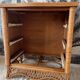 Commode vintage en rotin