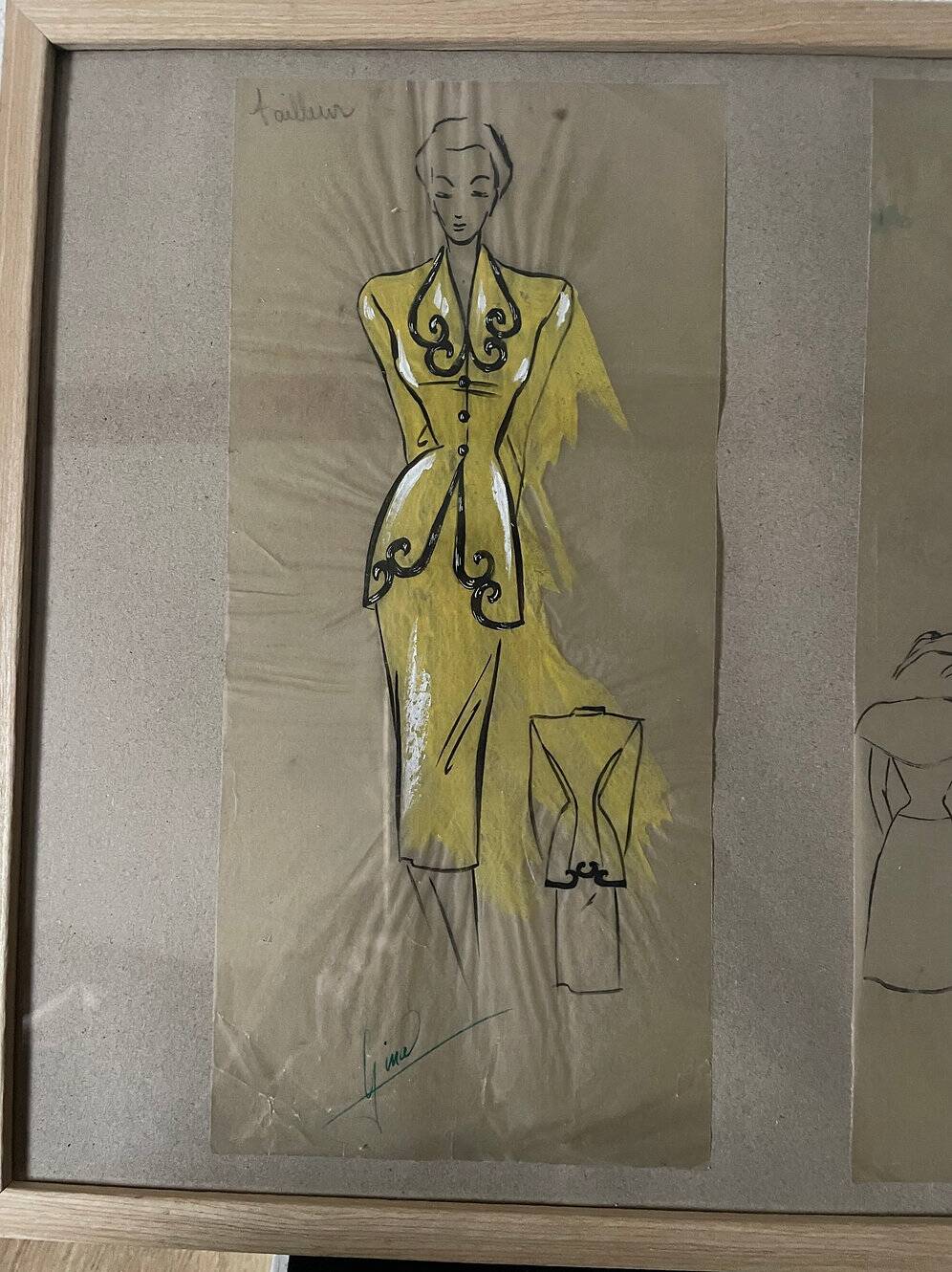 Fashion drawings G Mazoyer