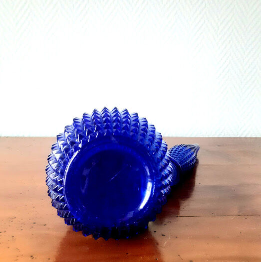 Diamond blue Empoli decanter