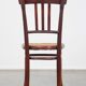 Original vintage Thonet design bistro chair with matte seat