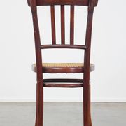 Chaise de bistrot originale vintage design Thonet avec assise mate