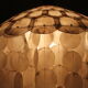 Large chandelier of the 60s/70s mother-of-pearl stamps