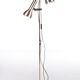 Vintage Danish gold floor lamp by Dansa, 1960s