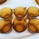 Set of 6 Duralex cups and 6 Vereco saucers