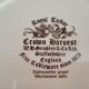 Plat rond anglais vintage décor automnal "Royal Tudor Crown Harvest Grindley & Co Ltd Staffordshire