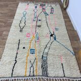 Handmade Moroccan Berber rug 260 x 150 cm
