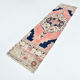 2x10 Faded Pink & Navy Blue Persian Runner Rug, 71x294Cm
