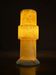 Alabaster stepped circular table lamp, Spain, 1970s