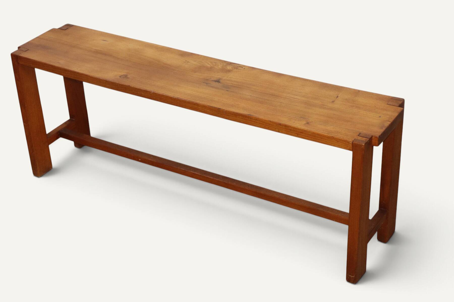 S09 bench in solid oak by Pierre Chapo – 1970s