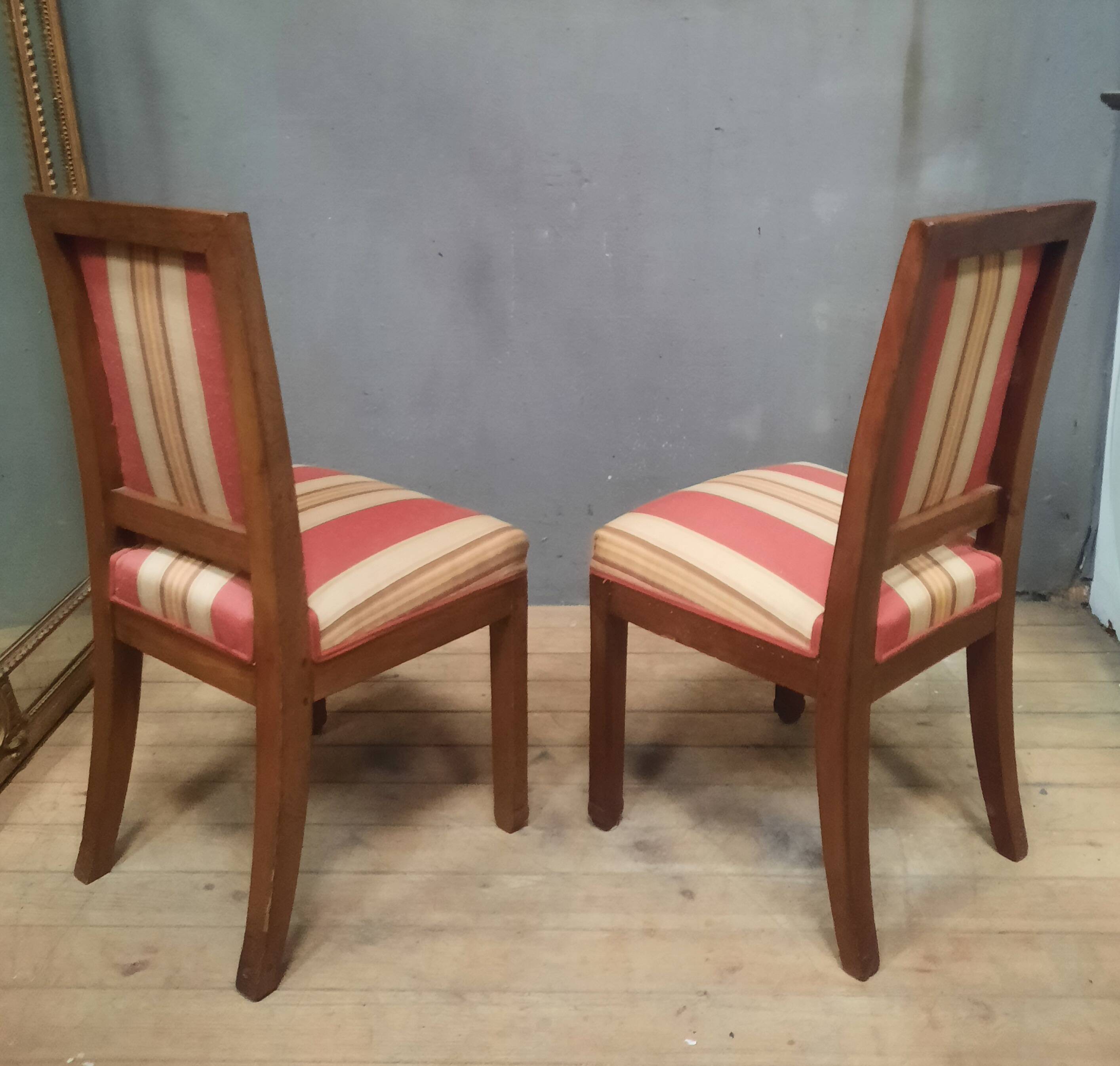 Pair of empire chairs