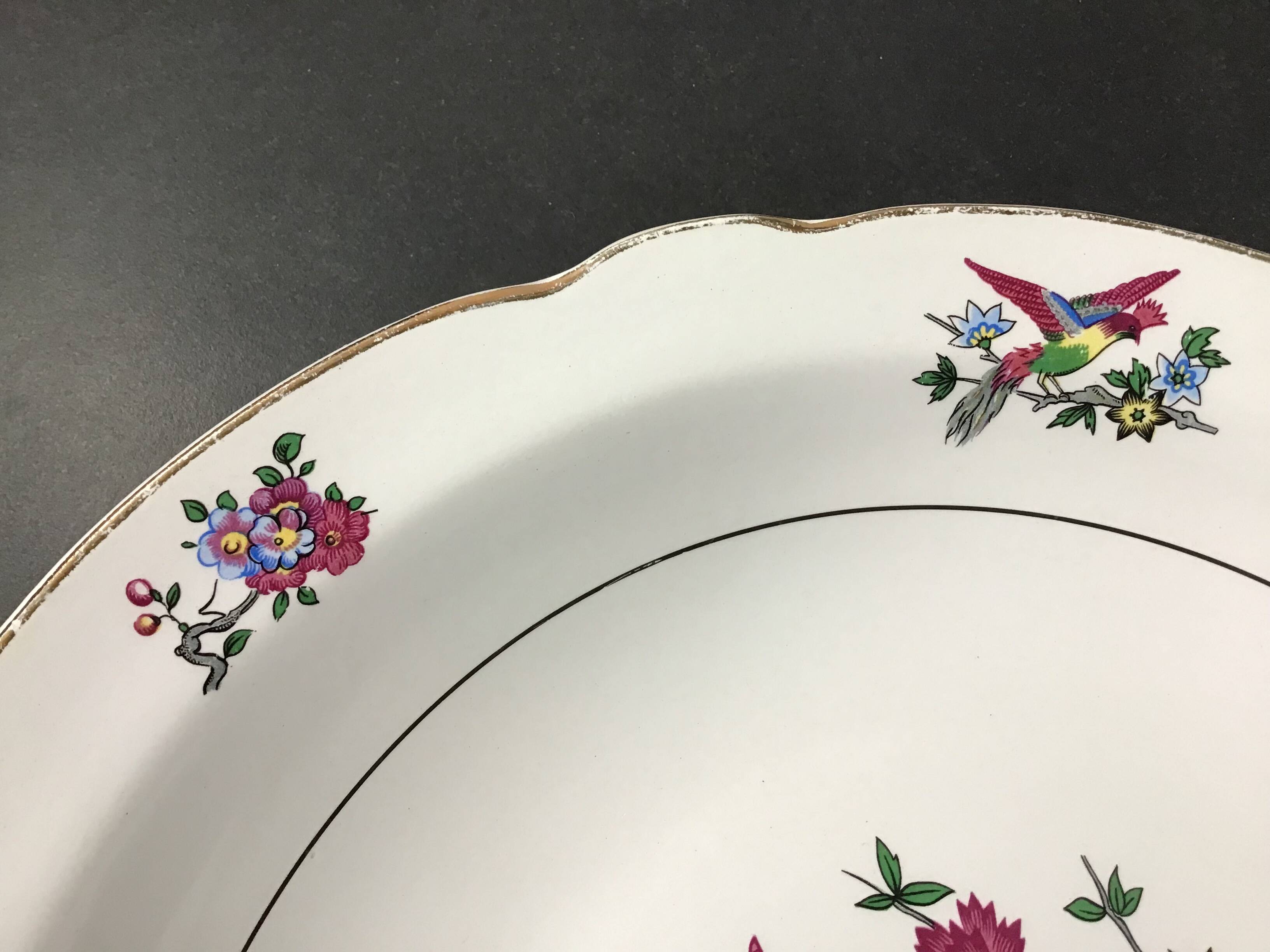 Hollow dish KG Lunéville Badonviller model Baleares