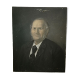 Oil portrait signed and dated 19th
