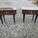 Pair of vintage rosewood bedside tables