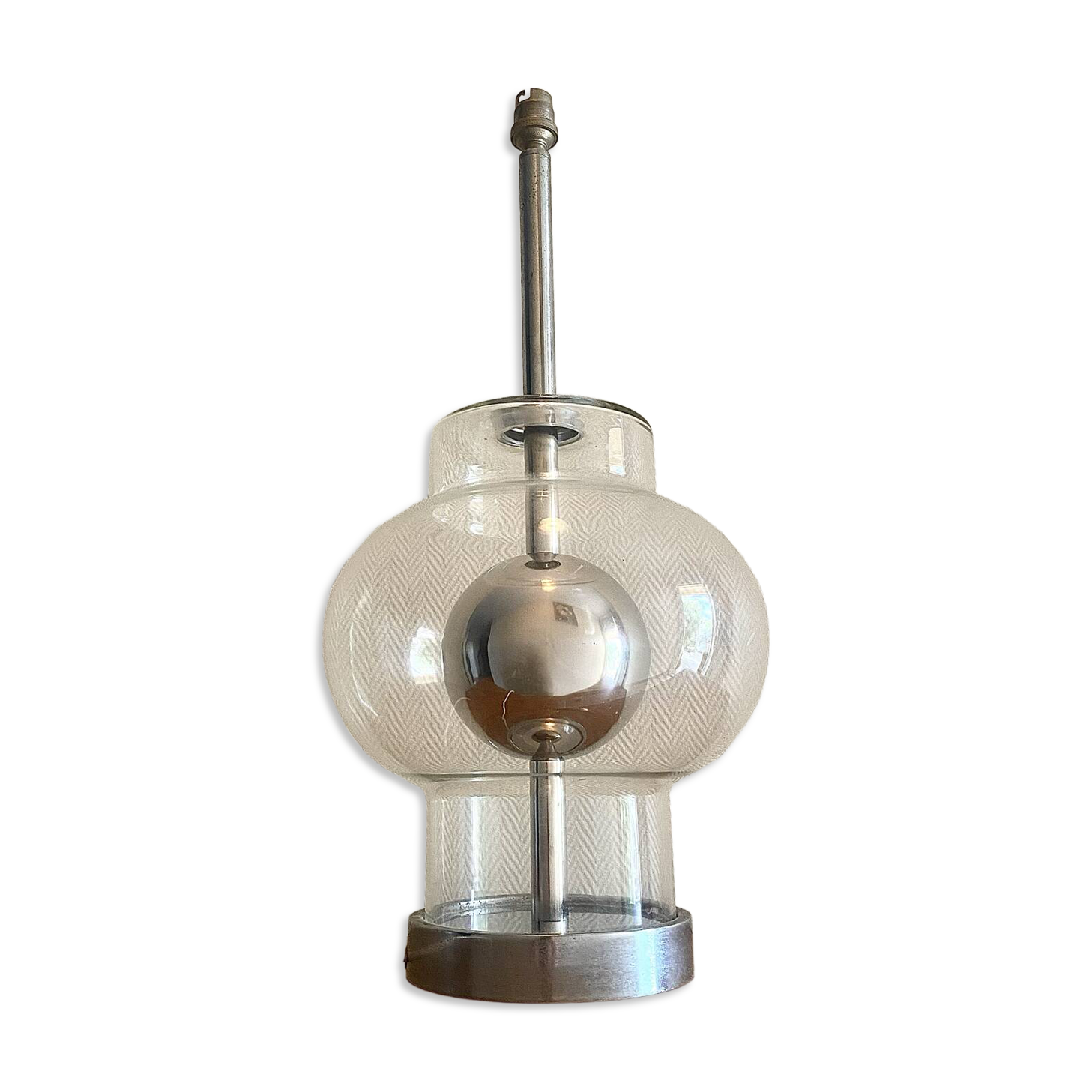Large Space Age lamp base Richard Essig