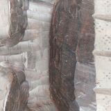 Ancient Carved Ebony Mask (2.9kg) - Tribal / Ethnic Art - 25cm