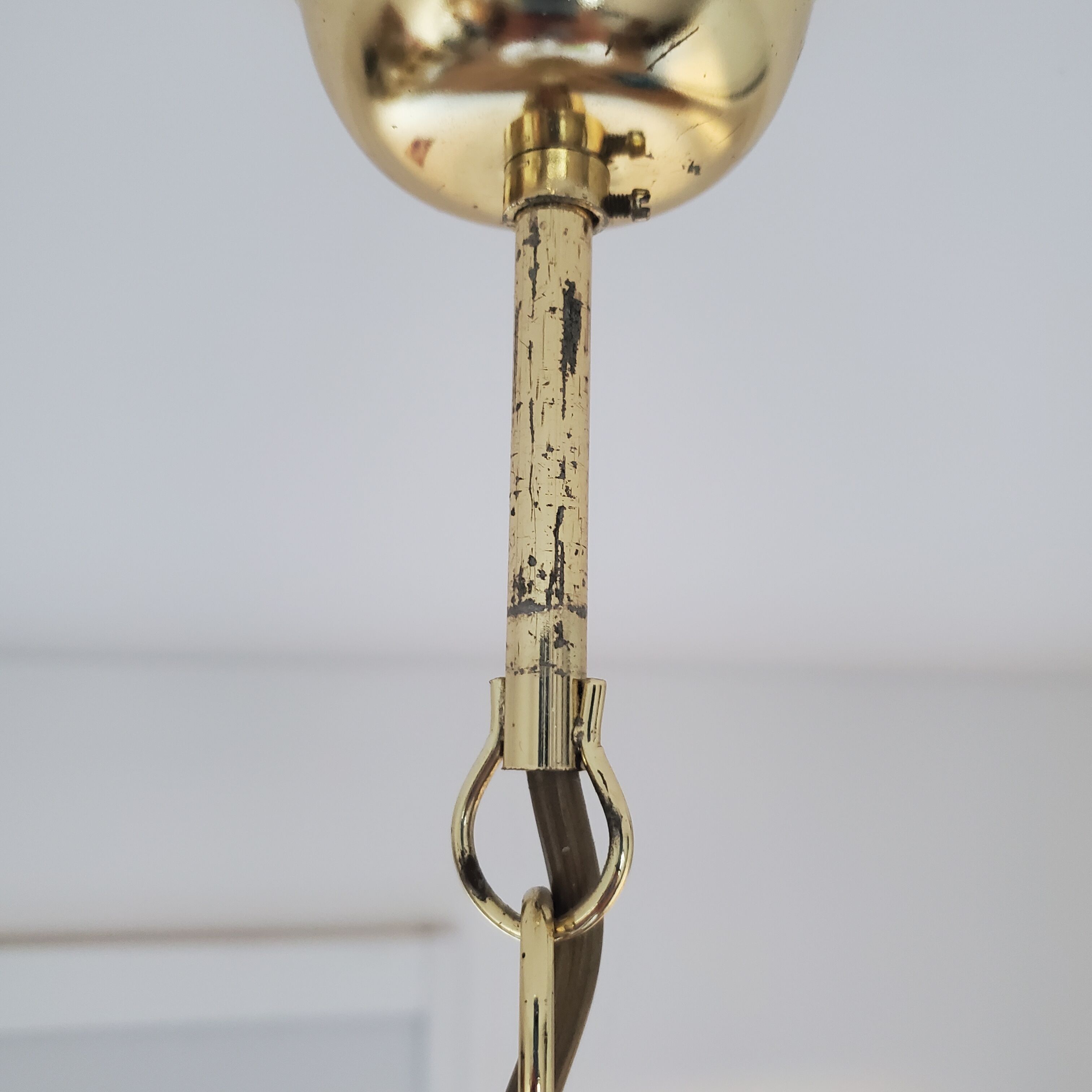 Amber waterfall chandelier made of Murano glass