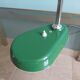 Large vintage desk lamp (50cm) in green lacquered metal, 70s