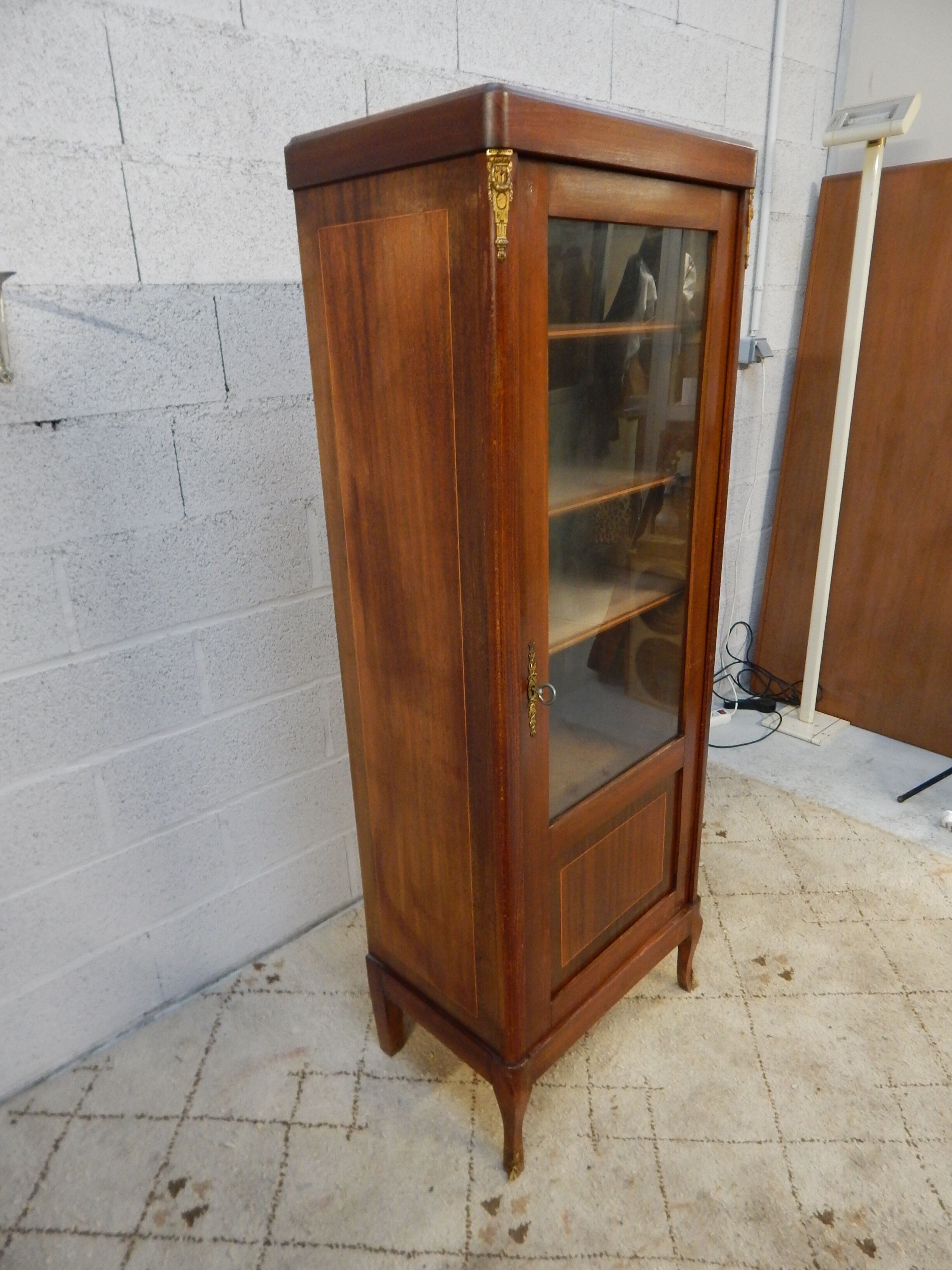 Vitrine bibliothèque ancienne