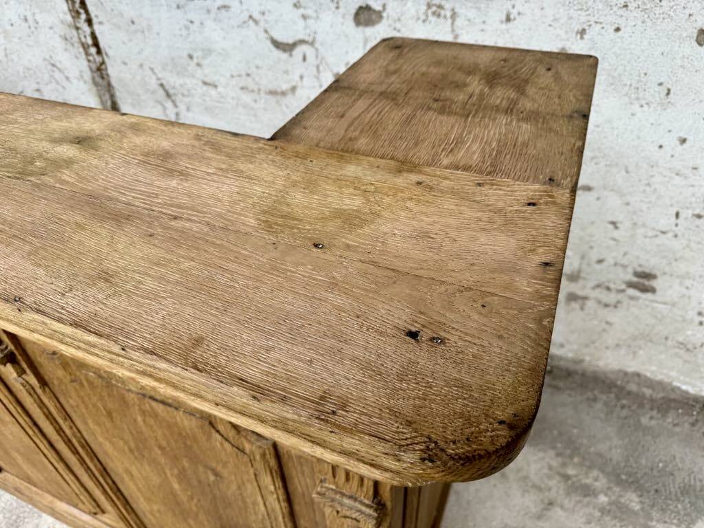 Old oak restaurant bar counter from the early 20th century