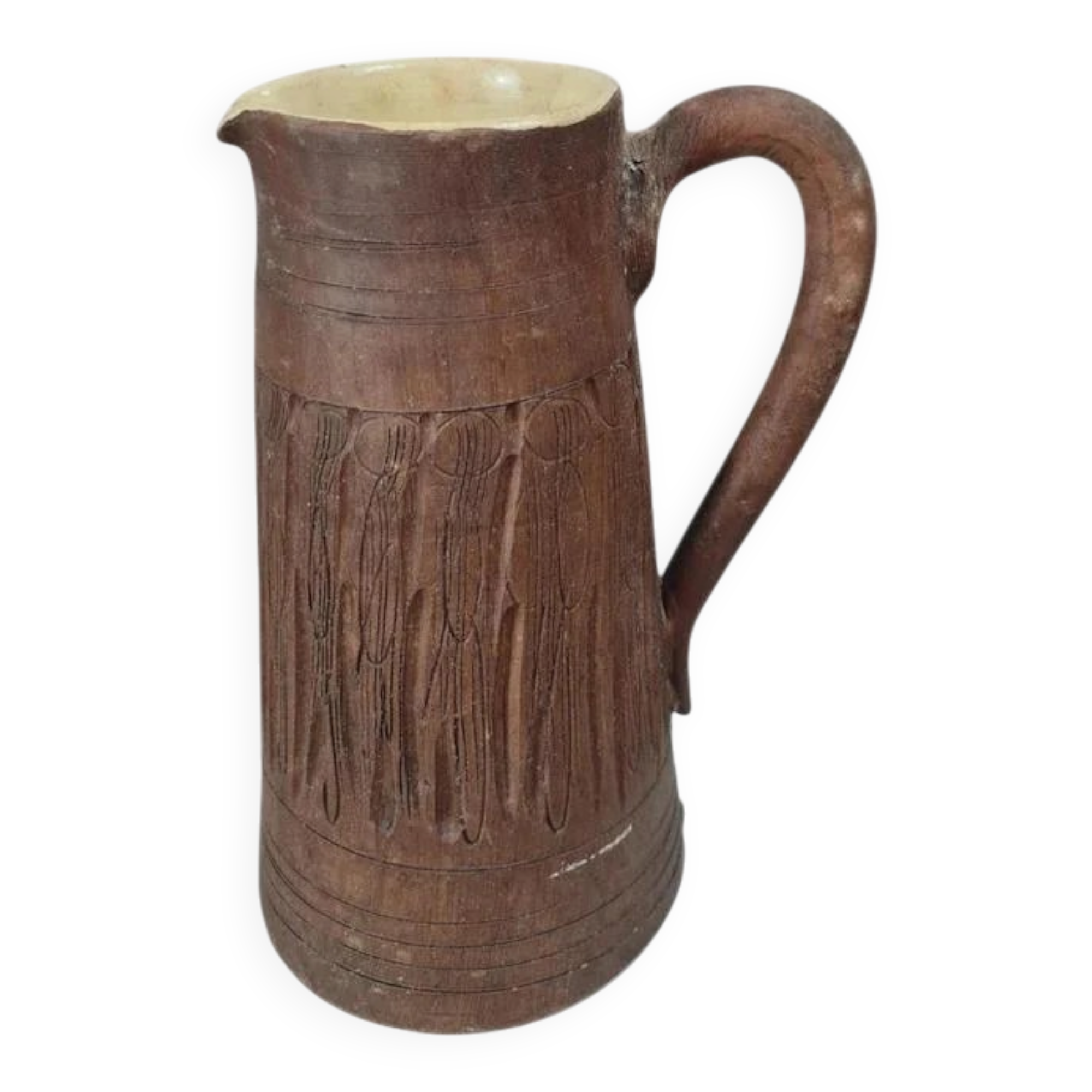 Antique glazed terracotta pitcher – Italy