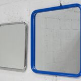 Pair of tubular steel mirrors, france, circa 1970
