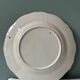 Set of 2 plates XIXth Les Islettes, rooster decoration and flowery basket