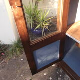Solid walnut bookcase late 19th early 20th