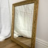 set of 4 mirrors in wood and gilded stucco early 20th century