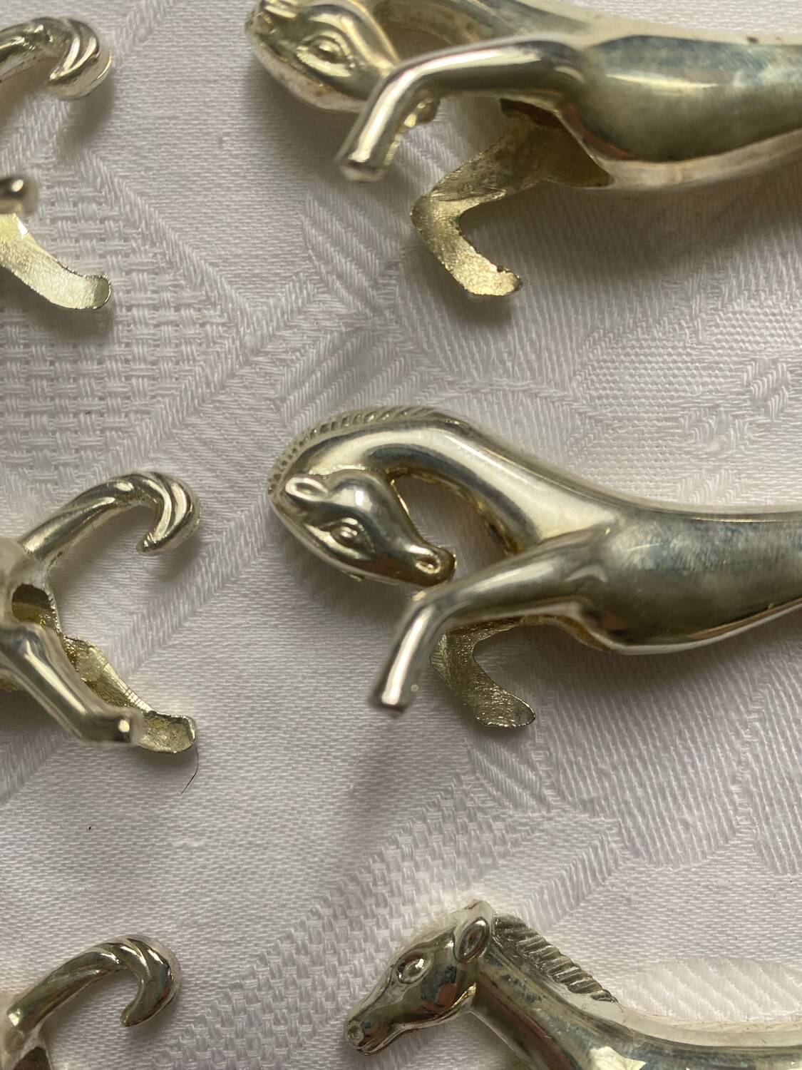 Vintage horse knife holder