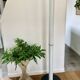 White lacquered metal coat rack published by Seccose in the 1980s.