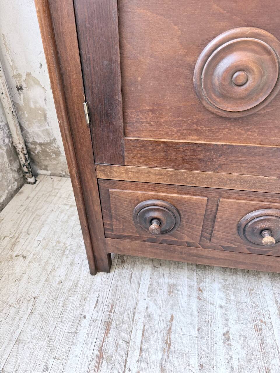Oak wardrobe "Basque" Dudouyt