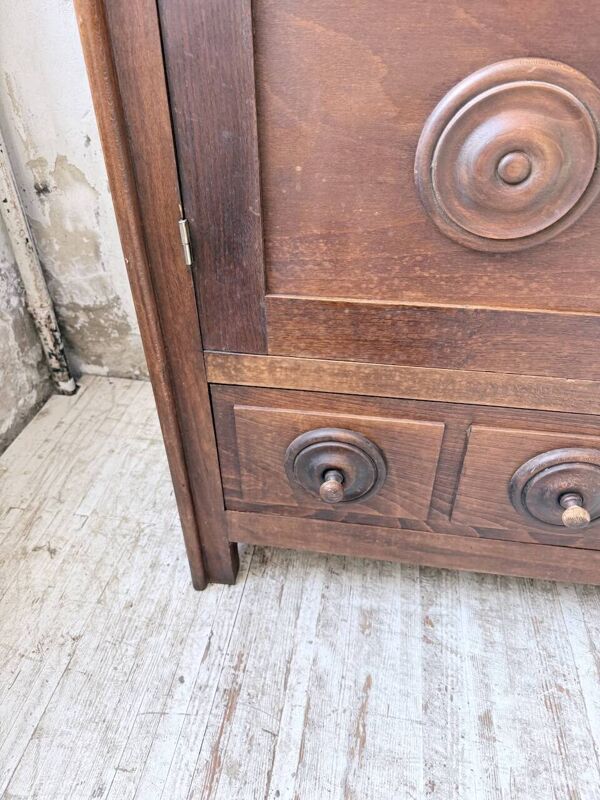 Armoire chêne « basque » dudouyt